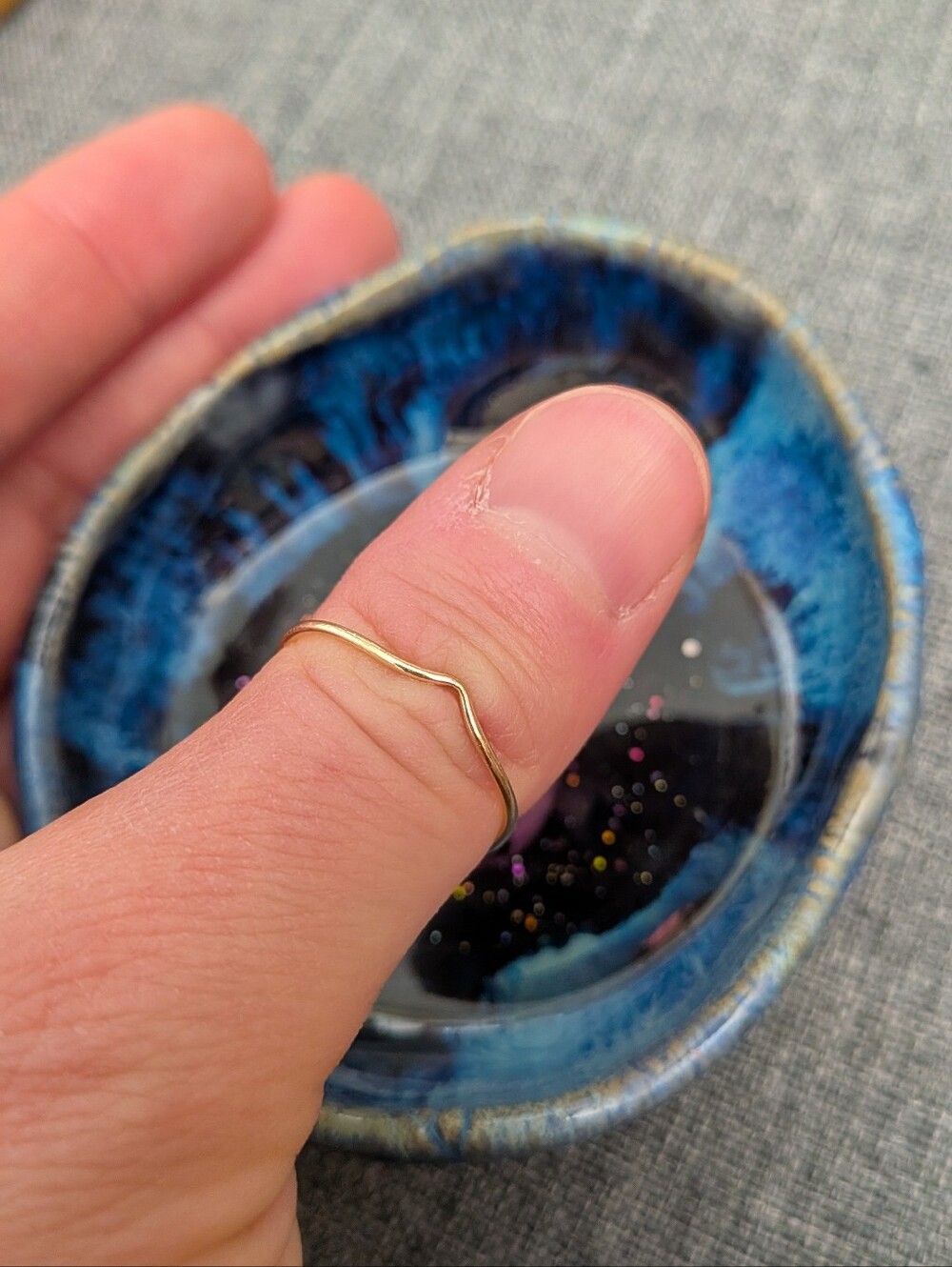 Made By Mary Knock Off Gold Filled Peak Ring